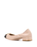 logo plaque 30mm leather ballerina shoes
