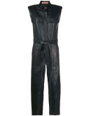 waist-tied sleeveless jumpsuit