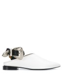 pointed stitch detailed brogues