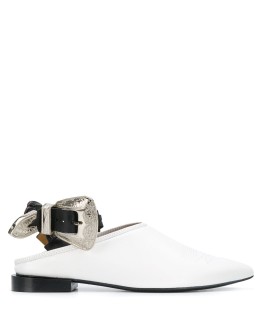 pointed stitch detailed brogues