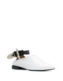 pointed stitch detailed brogues