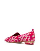 BEYA floral-print loafers