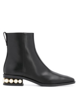 Casati pearl-embellished ankle boots