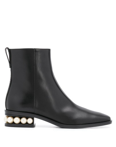 Casati pearl-embellished ankle boots