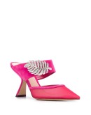 MONSTERA mesh mules 90mm