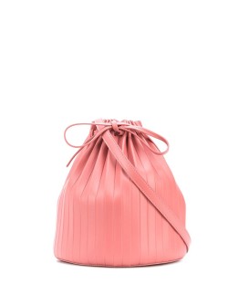 pleated bucket bag