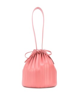 pleated bucket bag