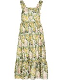 Sylvia floral-print midi dress