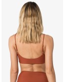 Emerson ruched bikini top