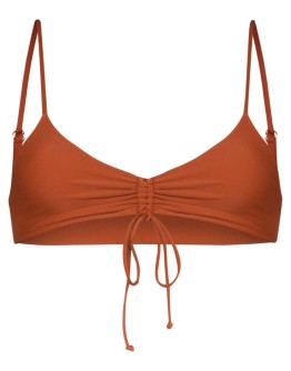 Emerson ruched bikini top