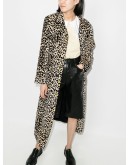 House leopard-print velvet coat