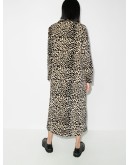 House leopard-print velvet coat