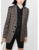 checked pattern blazer