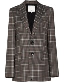 checked pattern blazer