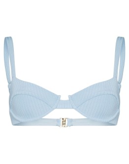 Izzy ribbed bikini top