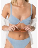 Izzy ribbed bikini top