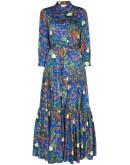 Clarissa floral-print shirt dress 