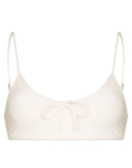 Laura lace trim bikini top