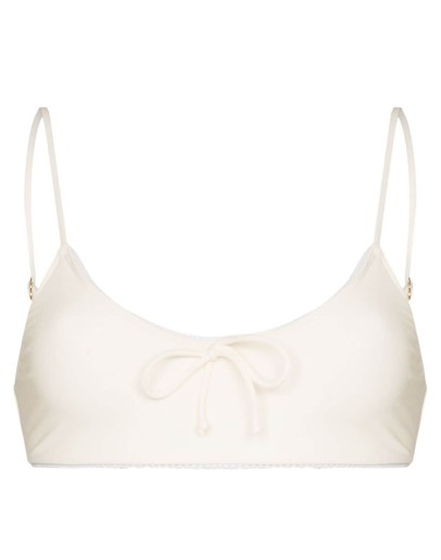 Laura lace trim bikini top