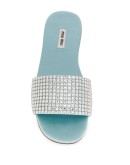 crystal-embellished slide sandals