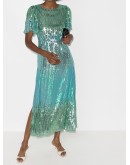 Venus sequinned midi dress