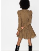 Lucy gingham tiered mini dress