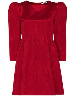 square neck mini dress