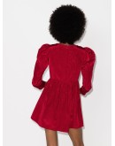 square neck mini dress