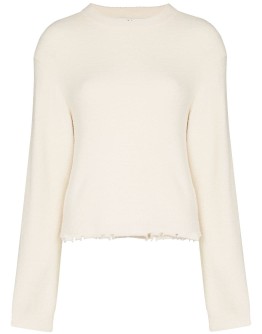 crew-neck long-sleeve jumper