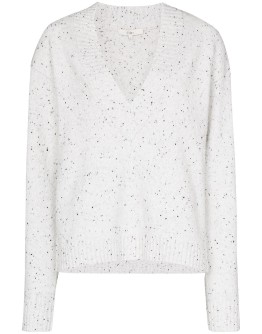 speckle-knit jumper
