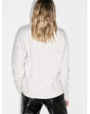 speckle-knit jumper