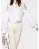 cut-out blouse