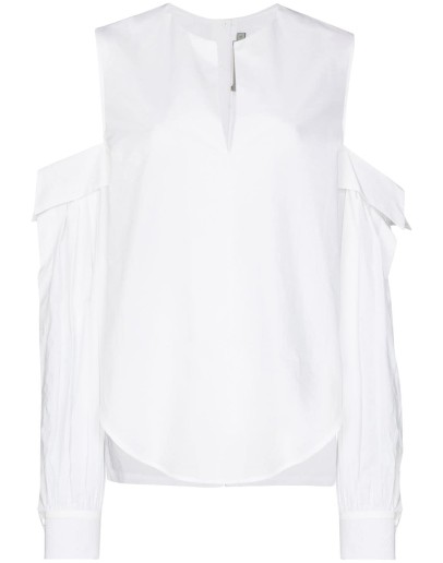 cut-out blouse
