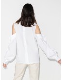 cut-out blouse