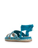 geometric print espadrilles