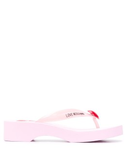 logo patch flip flops
