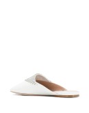 crystal-embellished flat mules