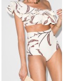 Kissing one shoulder bikini top