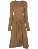 knot detail jumper dress