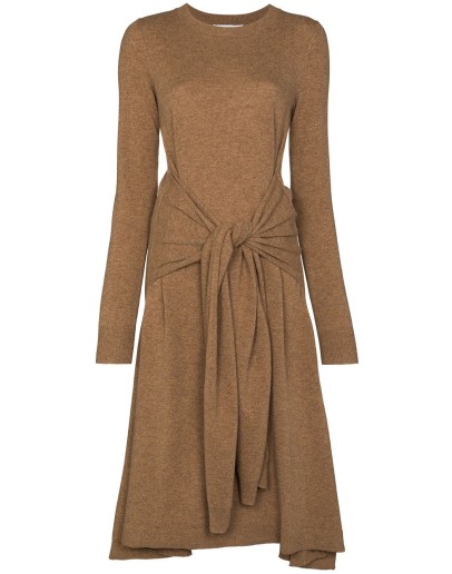 knot detail jumper dress
