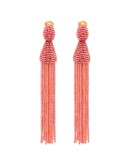 beaded tassel earrings