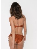 bow-detailed bandeau bikini top