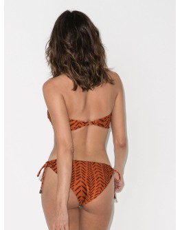 bow-detailed bandeau bikini top
