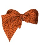 bow-detailed bandeau bikini top