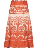 Palm To Nadube pleated midi skirt