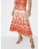 Palm To Nadube pleated midi skirt