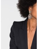 gold-tone crystal earrings