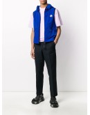 logo-patch zipped gilet