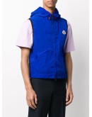 logo-patch zipped gilet