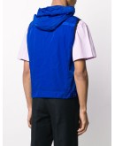 logo-patch zipped gilet
